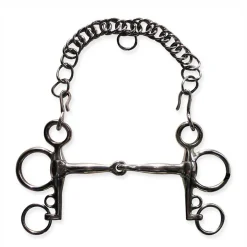 PARTRADE English Horse Bits|Metalab Solid Jointed Pelham Bit-13mm