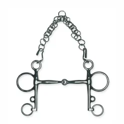 PARTRADE English Horse Bits|Metalab Solid Jointed Pelham Bit