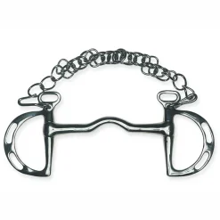 PARTRADE English Horse Bits|Metalab Solid Low Port Kimberwick Bit