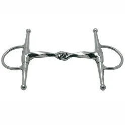 PARTRADE English Horse Bits|Metalab Twisted Full Cheek Snaffle Bit