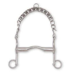 PARTRADE English Horse Bits|Metalab Weymouth Bit -Thick Low Port