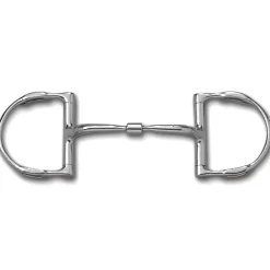 TOKLAT ORIGINALS English Horse Bits|Myler Barrel Dee Comfort Snaffle Bit with Hooks MB 01