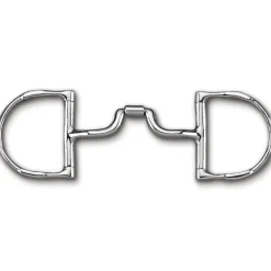 TOKLAT ORIGINALS English Horse Bits|Myler® Dee with Hooks and Narrow Low Ported Barrel MB 43LP