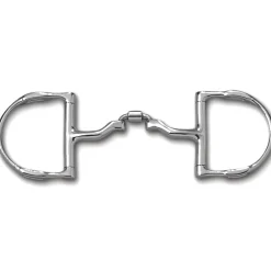 TOKLAT ORIGINALS English Horse Bits|Myler® Dee with Hooks and Correctional Ported Barrel MB 41PB