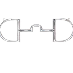 TOKLAT ORIGINALS English Horse Bits|Myler® Dee with Hooks Correctional Low Ported Barrel MB 27PB