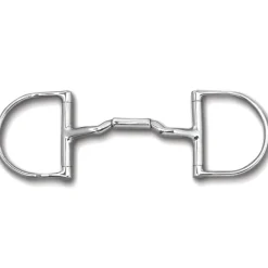 TOKLAT ORIGINALS English Horse Bits|Myler® Dee without Hooks and Mullen with Low Ported Barrel MB 06