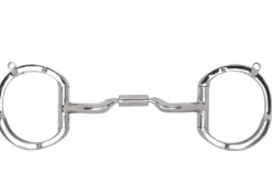 TOKLAT ORIGINALS English Horse Bits|Myler® Eggbutt with Hooks, MB 04 Low Port Comfort Snaffle