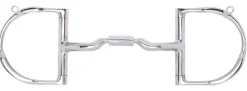 TOKLAT ORIGINALS English Horse Bits|Myler® Low Port Comfort Snaffle Dee MB 04 Bit with Hooks