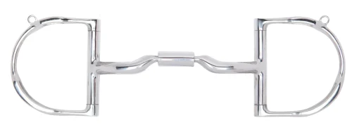 TOKLAT ORIGINALS English Horse Bits|Myler® Low Port Medium D-Ring MB 04 with Hooks