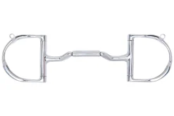 TOKLAT ORIGINALS English Horse Bits|Myler® Mullen Barrel Low Port Medium D-Ring MB 36 with Hooks