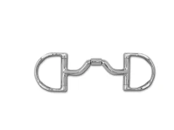 TOKLAT ORIGINALS English Horse Bits|Myler® Ported Barrel D-Ring Bit with Hooks MB 33