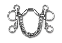 TOKLAT ORIGINALS English Horse Bits|Myler® Ported Barrel Pelham MB 33