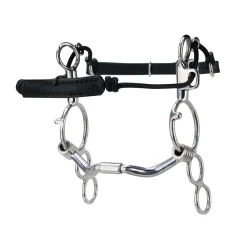 TOKLAT ORIGINALS English Horse Bits|Myler® 3-Ring Combination Bit Ported Barrel MB 33