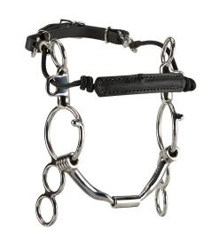 TOKLAT ORIGINALS English Horse Bits|Myler® 3-Ring Combo Low Port Comfort Snaffle MB 04