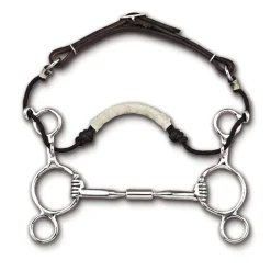 TOKLAT ORIGINALS English Horse Bits|Myler® 2-Ring Combination Bit Wide Barrel MB 02 Comfort Snaffle