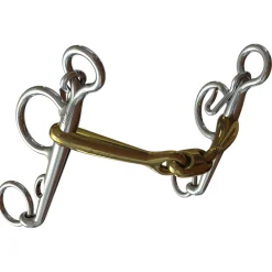 METLAR/NEUE SCHULE English Horse Bits|Neue Schule Pony Tranz Angled Lozenge Pelham - 10mm mouth; 5cm shanks