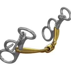 METLAR/NEUE SCHULE English Horse Bits|Neue Schule Pony Tranz Angled Lozenge Butterfly Pelham - 10 mm mouth; 5 cm shanks