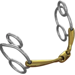 METLAR/NEUE SCHULE English Horse Bits|Neue Schule Pony Tranz Angled Lozenge Universal Bit - 10 mm mouth