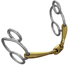 METLAR/NEUE SCHULE English Horse Bits|Neue Schule Pony Tranz Angled Lozenge Universal Bit - 10 mm mouth