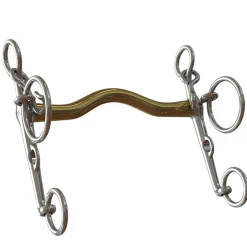 METLAR/NEUE SCHULE English Horse Bits|Neue Schule Slimma Show Pelham Bit - 14 mm mouth; 7 cm shanks