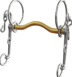 METLAR/NEUE SCHULE English Horse Bits|Neue Schule Slimma Swales Pelham Bit - 14 mm mouth; 7 cm shanks