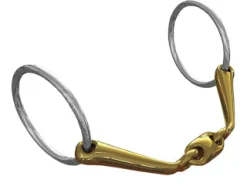 METLAR/NEUE SCHULE English Horse Bits|Neue Schule Starter Loose Ring Bit - 14 mm mouth; 55 mm rings