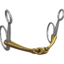 METLAR/NEUE SCHULE English Horse Bits|Neue Schule Tranz Angled Lozenge Baucher Bit - 14 mm mouth