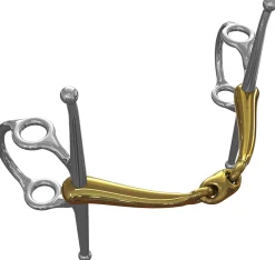 METLAR/NEUE SCHULE English Horse Bits|Neue Schule Tranz Angled Lozenge Nelson Running Lever Bit - 16 mm mouth