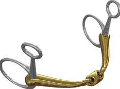 METLAR/NEUE SCHULE English Horse Bits|Neue Schule Tranz Angled Lozenge Boucher Bit - 16 mm mouth