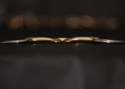 METLAR/NEUE SCHULE English Horse Bits|Neue Schule Tranz Angled Lozenge Eggbutt Bit (16mm)