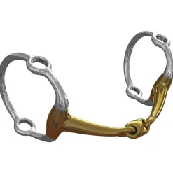 METLAR/NEUE SCHULE English Horse Bits|Neue Schule Tranz Angled Lozenge Cheltenham Running Lever Bit - 16 mm mouth