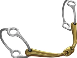 METLAR/NEUE SCHULE English Horse Bits|Neue Schule Tranz Angled Lozenge Balding Running Lever Bit - 16 mm mouth