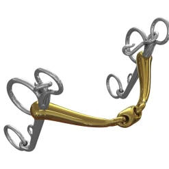 METLAR/NEUE SCHULE English Horse Bits|Neue Schule Tranz Angled Lozenge Pelham Bit - 16 mm mouth; 7 cm shanks