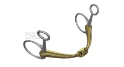 METLAR/NEUE SCHULE English Horse Bits|Neue Schule Tranz Angled Lozenge Baucher Bit - 16 mm mouth