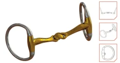 METLAR/NEUE SCHULE English Horse Bits|Neue Schule Turtle Tactio™ Flex™ Eggbutt Bit