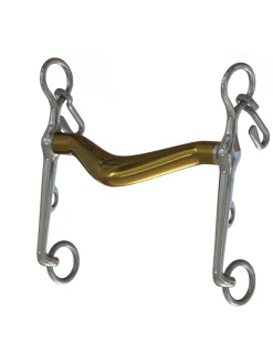 METLAR/NEUE SCHULE English Horse Bits|Neue Schule Turtle Tilt™ Weymouth with 14mm Mouth 5cm Shank
