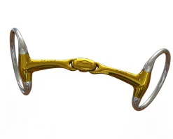 METLAR/NEUE SCHULE English Horse Bits|Neue Schule Turtle Top™ Flex™ 16mm Eggbutt Bradoon