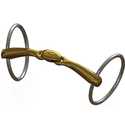METLAR/NEUE SCHULE English Horse Bits|Neue Schule Turtle Top™ with Flex Loose Ring Bit - 16 mm mouth; 55 mm rings