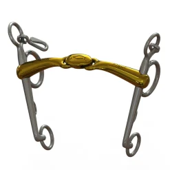 METLAR/NEUE SCHULE English Horse Bits|Neue Schule Turtle Top™ with Flex Pelham Bit - 16 mm mouth; 7 cm cheeks