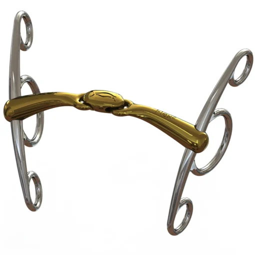 METLAR/NEUE SCHULE English Horse Bits|Neue Schule Turtle Top™ with Flex Jumper Bit - 16 mm mouth