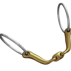 METLAR/NEUE SCHULE English Horse Bits|Neue Schule Verbindend Loose Ring Bit - 12 mm mouth; 65 mm rings