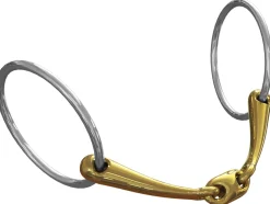 METLAR/NEUE SCHULE English Horse Bits|Neue Schule Tranz Angled Lozenge Loose Ring Bit (14mm)