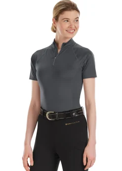 I APPAREL INT GROUP Short Sleeve Shirts|Noble Equestrian™ Ladies’ Ashley+ Short Sleeve Solid Shirt