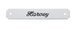 DOVER DROPSHIP Nameplates|Notched Corner Halter Nameplate - 1 or 2 lines