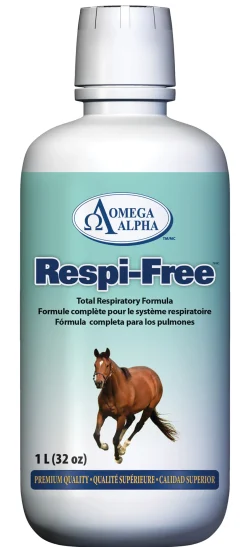 OMEGA ALPHA EQUINE Horse Supplements|Omega Alpha® Respi-Free™