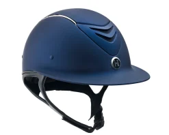 ERS Riding Helmets|Riding Helmets|One K™ Defender Avance Wide Brim Chrome Stripe Riding Helmet**