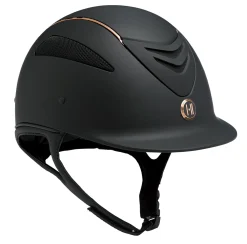 ERS Riding Helmets|Riding Helmets|One K™ Defender Rose Gold Stripe Helmet