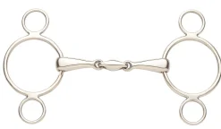 ERS English Horse Bits|Ovation® Elite Center Oval 2-Ring Elevator Bit