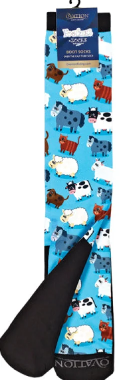 ERS Equestrian Socks|Riding Socks & Undergarments|Ovation® FootZees™ Boot Socks