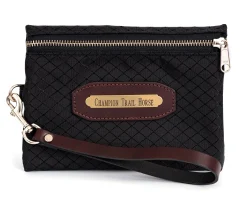 PERRIS LEATHER Bags & Totes|Perri’s® Champion Collection Wristlet with Leather Accents and Nameplate